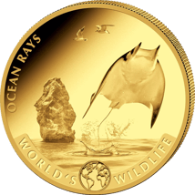 1 Unze Gold World's Wildlife Rochen 2023 (Auflage: 1.000)