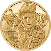 0,5g Gold Wilder Westen Billy The Kid 2024 (Auflage: 5.000 | Polierte Platte)