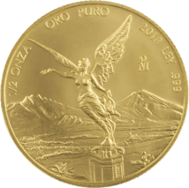 1/2 Unze Gold Mexiko Libertad 2018