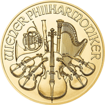 1/25 Unze Gold Wiener Philharmoniker 2023