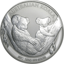 1 kg Silber Australian Koala 2011