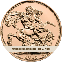 1 Pfund Full Sovereign Elizabeth II. Goldmünze (verschiedene Jahrgänge | ggf. 2 .Wahl)