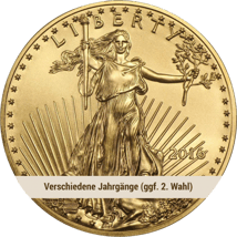 1 Unze Gold American Eagle (verschiedene Jahrgänge | ggf. 2. Wahl)