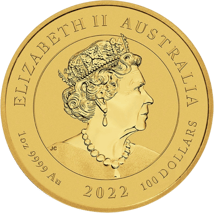 1 Unze Gold Australien Drache 2022 (Auflage: 5.000)