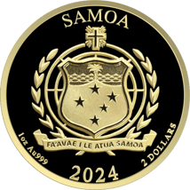1 Unze Gold Samoa Golden Eagle 2024 (Auflage: 100)