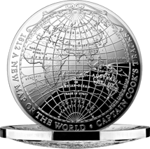 1 Unze Silber "1812 Neue Weltkarte" PP 2019 (Auflage: 5.000 | Gewölbt |Etui)