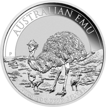 1 Unze Silber Australian Emu 2023 (Auflage: 30.000)