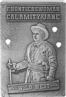 1 Unze Silber Calamity Jane - Wild West 2024 (Auflage: 1.999 | Antik Finish)