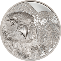 1 Unze Silber Mongolischer Falke 2023 PP (Auflage: 2.500 | High Relief | Polierte Platte)