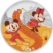 1 Unze Silber Disney Jahr der Maus Wohlstand 2020 PP (Auflage: 3.000 | Polierte Platte)