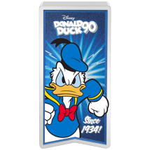 1 Unze Silber Donald Duck 2024 PP 90. Geburtstag (Auflage: 1.934 | Polierte Platte)