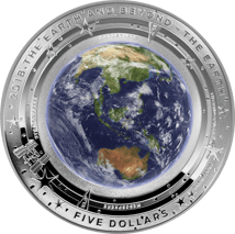 1 Unze Silber Earth and Beyond - Die Erde 2018 (Auflage: 5000 | PP | Gewölbt | Motiv 1 von 3)