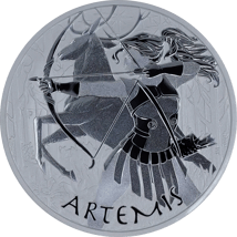 1 Unze Silber Götter des Olymp Artemis 2023 (Auflage: 13.500)