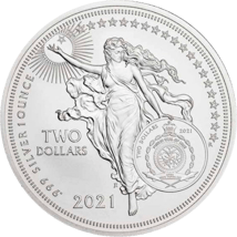 1 Unze Silber Inspirierende Ikonen - Da Vinci 2021 (Auflage: 10.000)