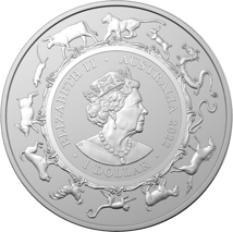 1 Unze Silber Jahr des Tiger RAM 2022 (Auflage: 50.000 | Royal Australia Mint)