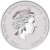 1 Unze Silber John Wayne 2021 (Auflage. 15.000)