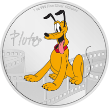 1 Unze Silber Pluto Mickey and Friends 2023 (Auflage: 5.000 | Polierte Platte)