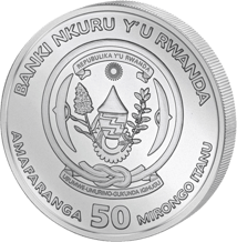 1 Unze Silber Ruanda Flusspferd PP 2017 (Auflage 1.000 Stücke | Kapsel & Zertifikat)