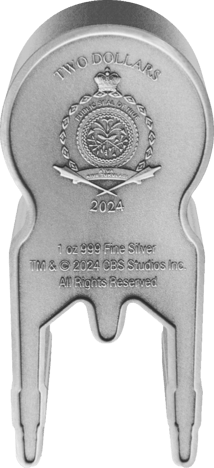 1 Unze Silber Star Trek Enterprise 2024 (Auflage: 3.000 | Antik Finish)