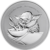 1 Unze Silber Star Wars Grogu Baby Yoda 2022 (Auflage: 25.000)