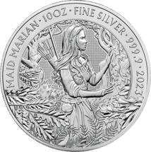 10 Unze Silbermünze Mythen & Legenden Maid Marian 2023