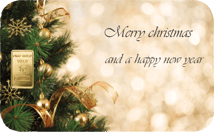 1g Goldbarren Heimerle und Meule Merry Christmas FineCard