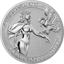 1kg Silber Germania 2020 (Auflage: 100)