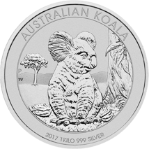 1kg Silber Koala 2017
