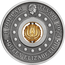1 Unzen Silber Jahr des Drachen 2024 (Antik Finish | Auflage 3.000 | Kugel)