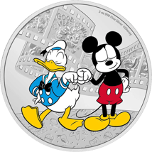 3 Unze Silber Donald Duck Mickey & Friends Walt Disney 2023 (Auflage: 1.000 | coloriert | Polierte Platte)