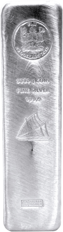 5kg Silber Fiji Münzbarren (Argor Heraeus)