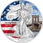 1 Unze Silber American Eagle 2015 (coloriert | Brooklyn Bridge)