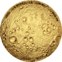 1 Unze Gold "50 Jahre Mondlandung 1969-2019" PP (Auflage: 100 | Gewölbt | High Relief | inkl. Etui & Zertifikat)