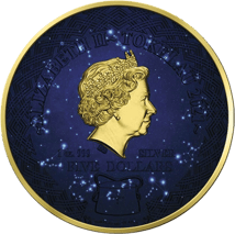 1 Unze Silber Sternzeichen Waage (Auflage: 100 | beidseitig vergoldet)