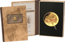 5 Unze Gold Seidenstraße 2019 (Auflage: 50 Münzen | 3. Motiv | Handelsrouten | Etui & Zertifikat)