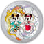 3 Unze Silber Disney Lunar Jahr des Drachen 2024 (Auflage: 2.024 | coloriert | Polierte Platte)
