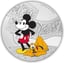 3 Unze Silber Pluto Mickey & Friends Walt Disney 2023 (Auflage: 1.000 | coloriert | Polierte Platte)