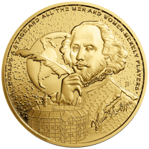 1 Unze Gold Inspirierende Ikonen William Shakespeare 2024 (Auflage: 100)