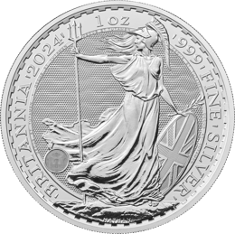 1 Unze Silber Britannia 2024 (Charles III.)