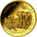 0,5g Gold Somalia Elefant 2026 (Polierte Platte)