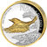 2 onzas de plata Kookaburra 2026 (tirada: 2.000 | parcialmente dorada | High Relief | proof)