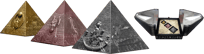 Pyramiden von Gizeh Silber Set 2027 (Auflage: 349 | teilvergoldet)