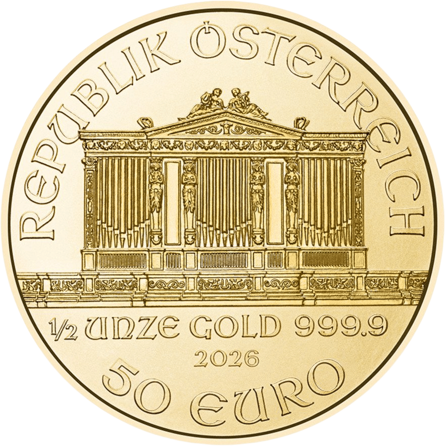 Originalfoto der Orgelseite mit Jahrgang 2026 und Nennwert