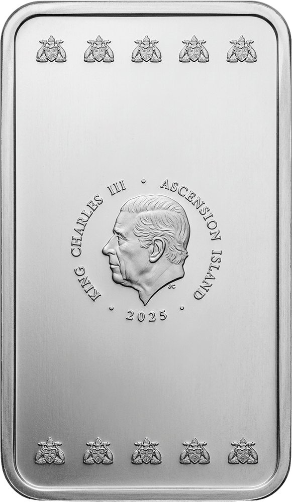 Münzbarren 1 Unze · Seite mit König Charles III.