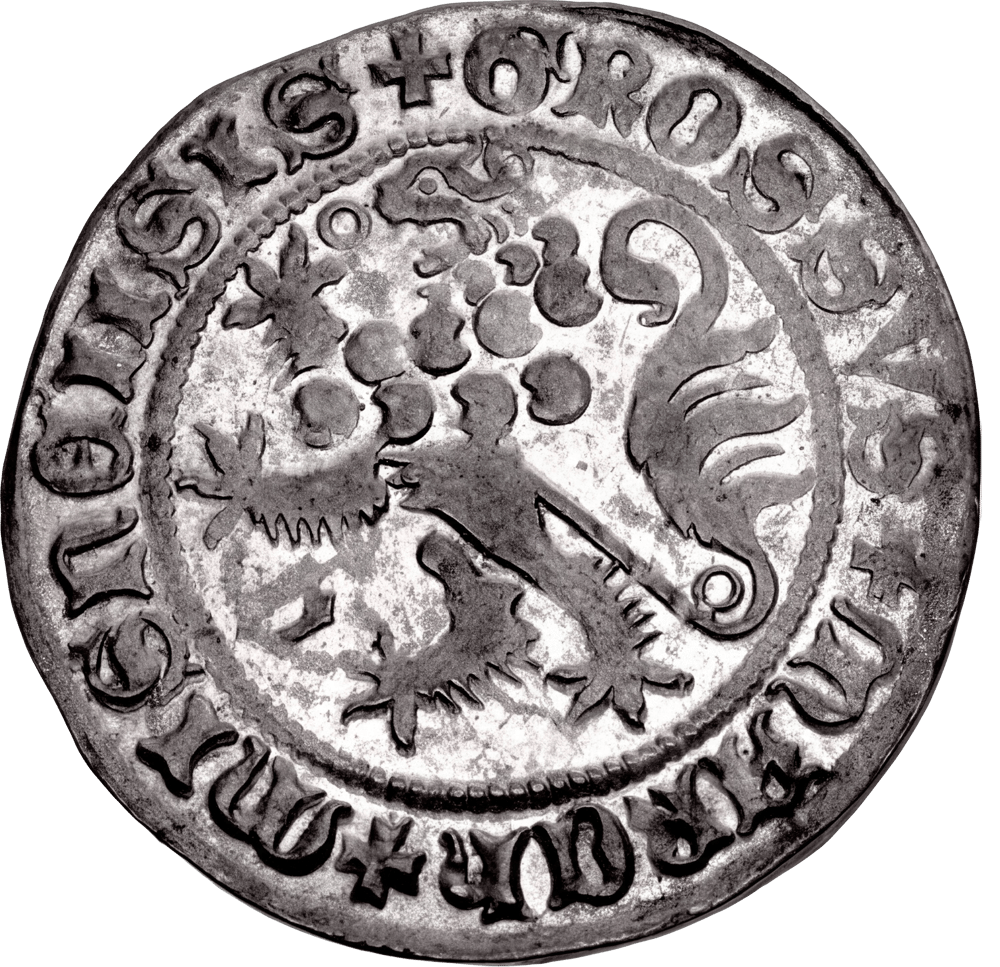 Prince’s groschen · side with the lion