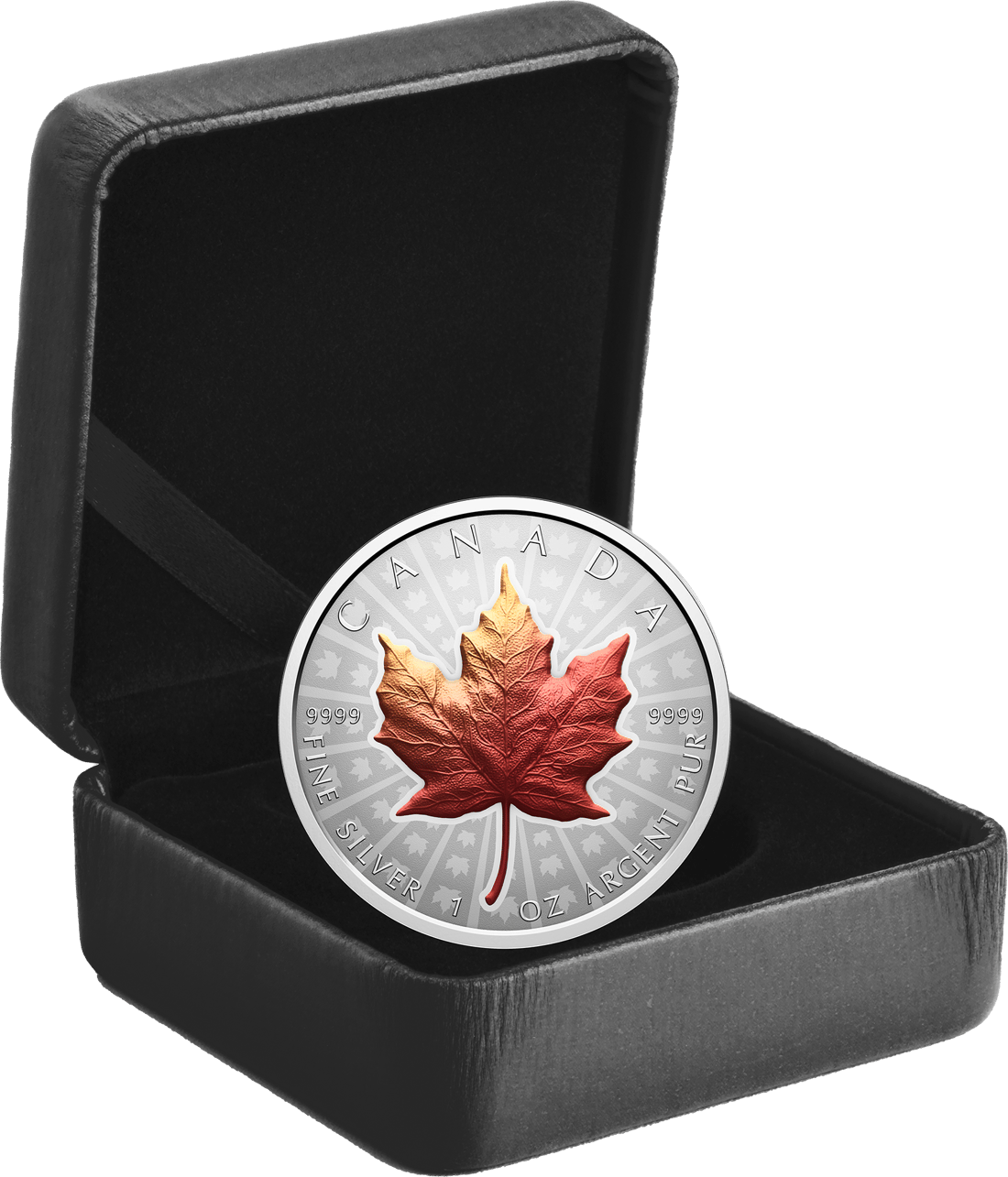 Ultra High Relief in silver · in its case