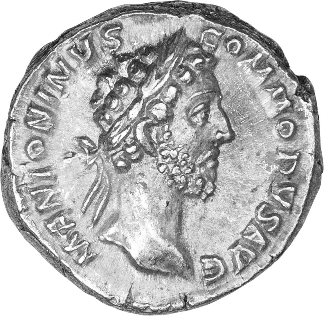 Denar Commodus · Vorderseite