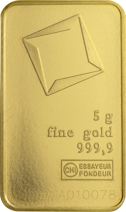 5 g minted bar · Front