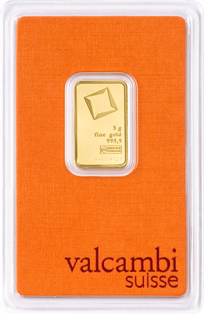 5 g minted bar · The bar in the window of its orange card