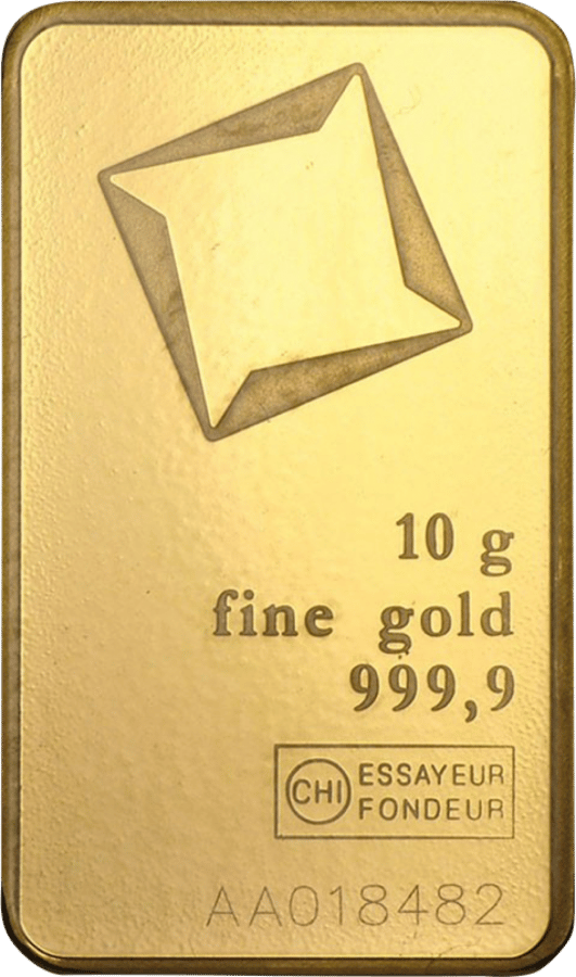 10 g Prägebarren · Vorderseite